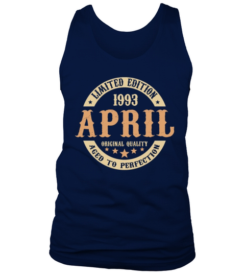 April 1993 Vintage Birthday Present Tank Top Unisex