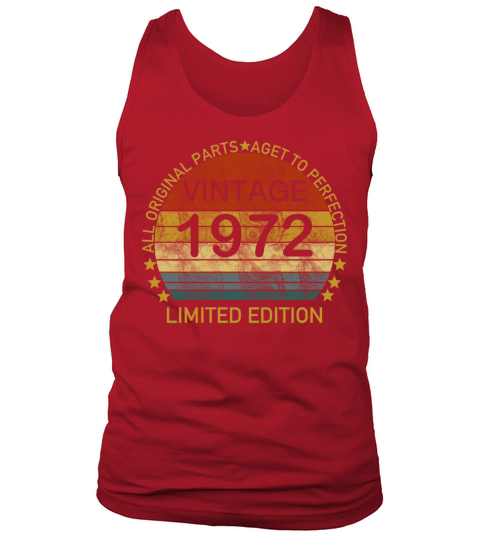 Vintage 1972 Tank Top Unisex