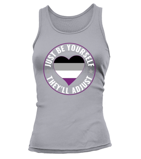 Asexual Ace Be Yourself Theyll Adjust LGBT Tank top Woman