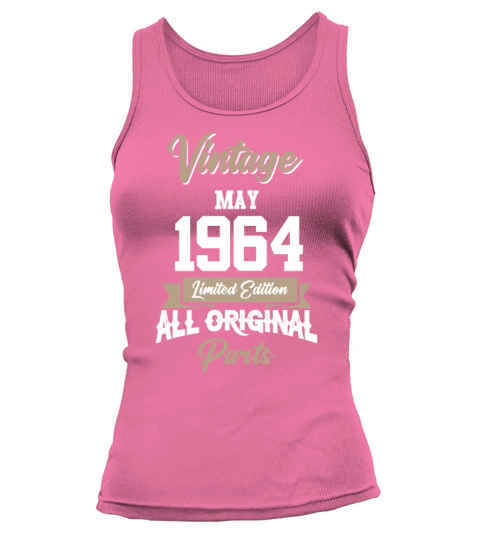 May 1964 Vintage Birthday Present Tank top Woman