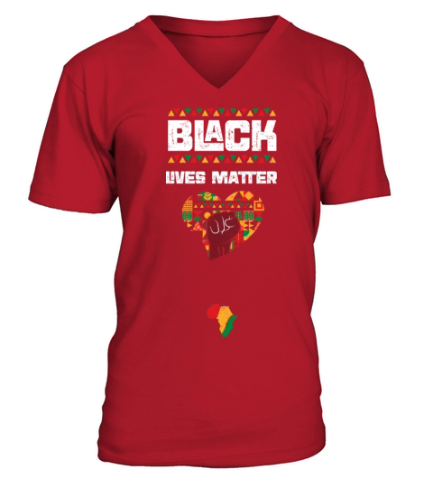 Black Lives Matter V-Neck T-shirt