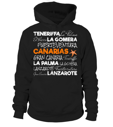 Canary Islands Retro Starfish Vintage Holiday Hoodie Unisex