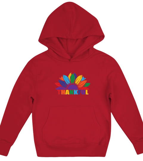 LGBT Gay Pride Thankful Kids Hoodie