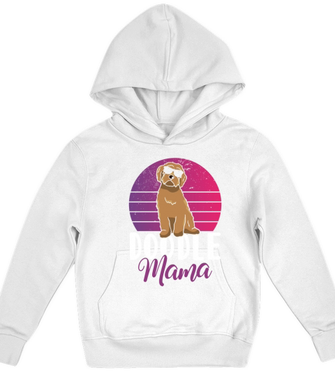Womens Doodle Mama Labradoodle Goldendoodle Kids Hoodie