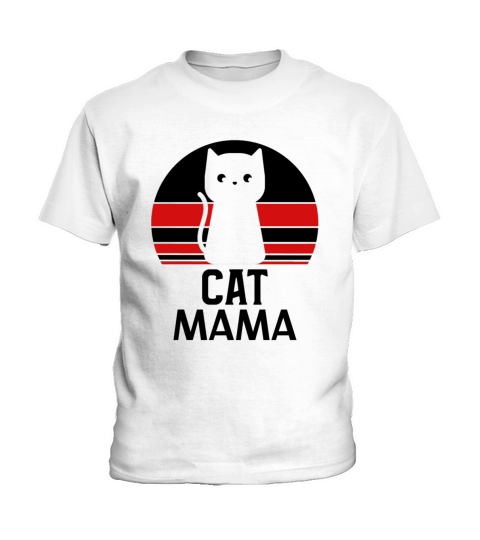 Vintage Eighties Style Retro Cat Daddy Distressed Kids T-Shirt