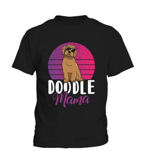 Womens Doodle Mama Labradoodle Goldendoodle Kids T-Shirt