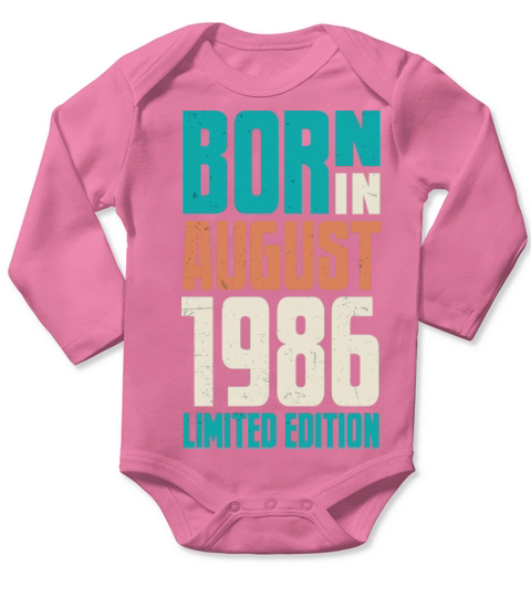 1986 Limited Editio Long Sleeve Baby One-Piece