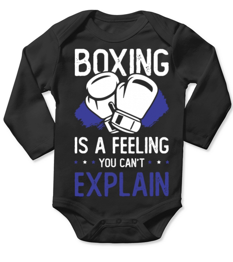 boxing sport Long Sleeve Baby One-Piece