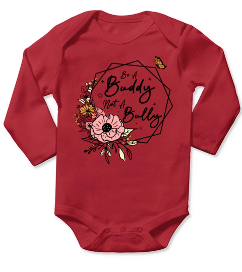 Retro Inspiration Quote Long Sleeve Baby One-Piece