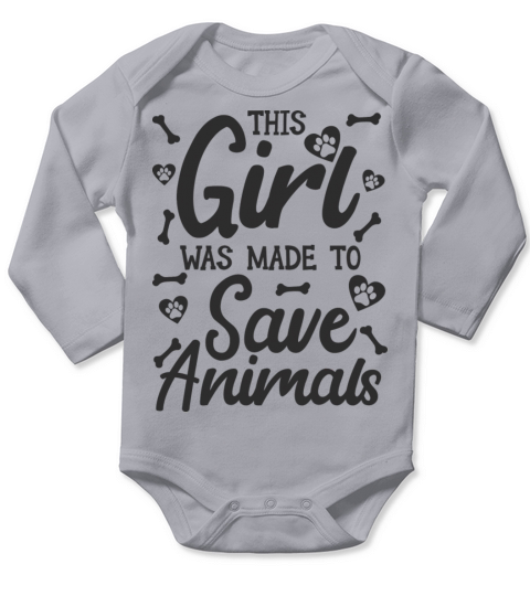 Vet Tech Animal Conservation Veterinary Medicine Long Sleeve Baby One-Piece
