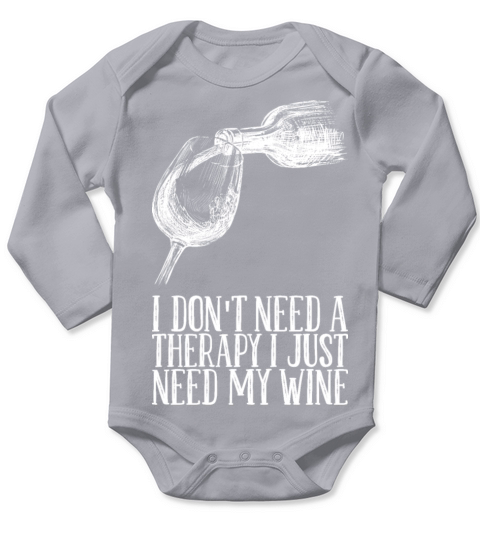 Wine drinking Red Wine Gift Long Sleeve Baby One-Piece