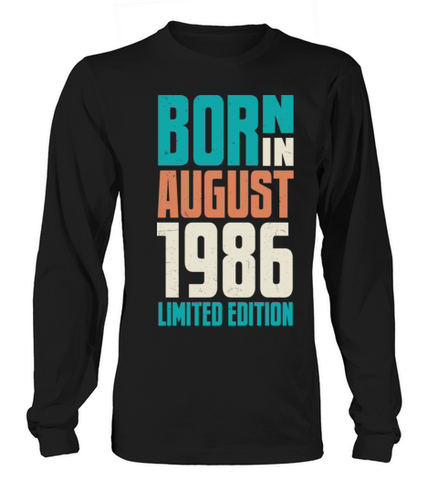 1986 Limited Editio Long sleeved Unisex