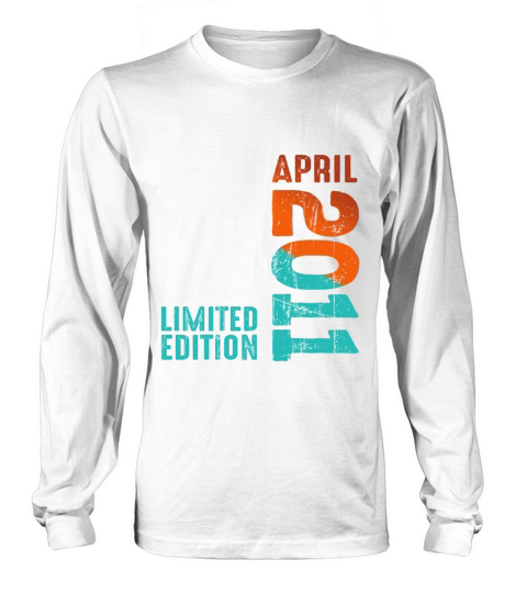 Since April 2011 Year 2011 Retro Vintage 2011 Long sleeved Unisex