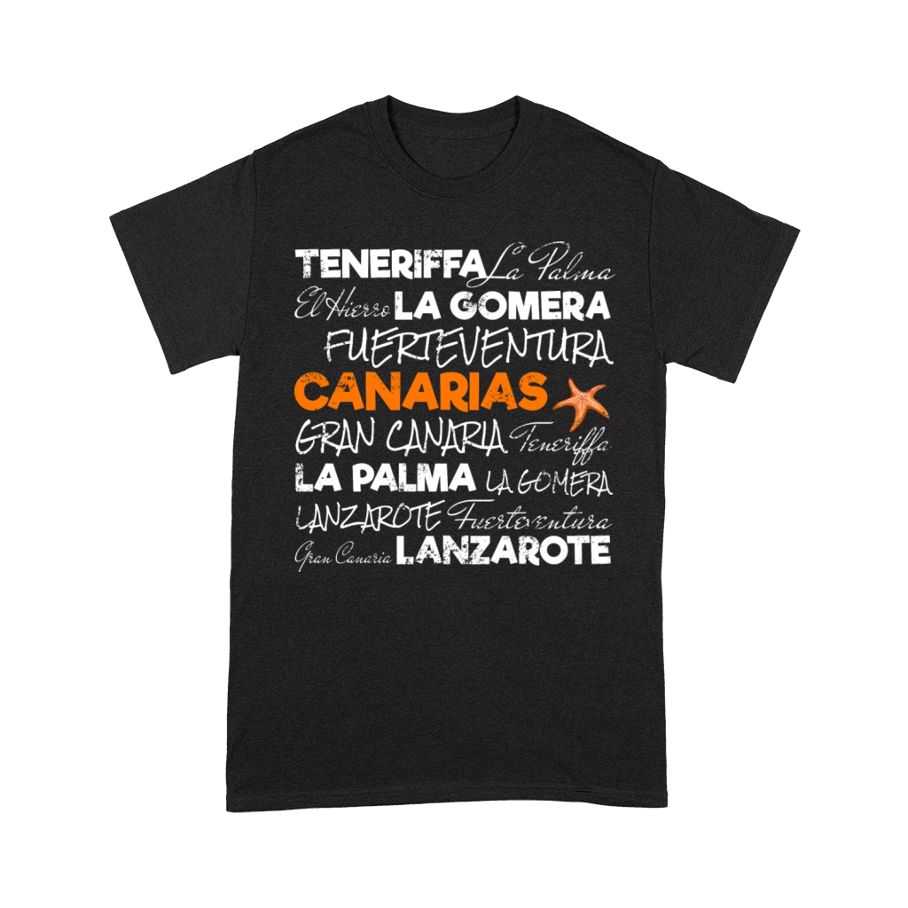 Canary Islands Retro Starfish Vintage Holiday Premium T-shirt