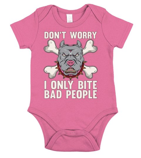 Animal Trainer Dont Worry I Only Bite Dog Trainer Short Sleeve Baby One-Piece