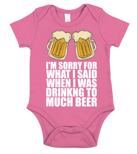 Drunk Brewmaster Gift Short Sleeve Baby One-Piece