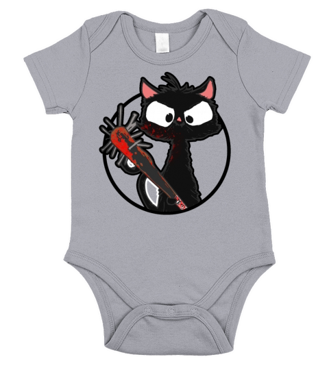 Halloween Retro Cat Vintage Cat Short Sleeve Baby One-Piece
