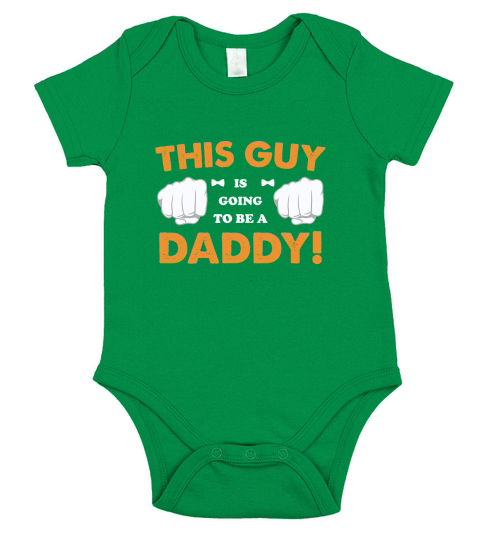 THIS GUY IS GOING TO BE A DADDY! Short Sleeve Baby One-Piece