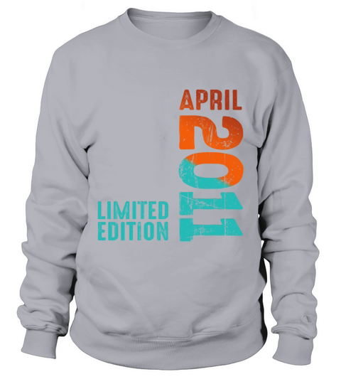 Since April 2011 Year 2011 Retro Vintage 2011 Sweatshirt Unisex