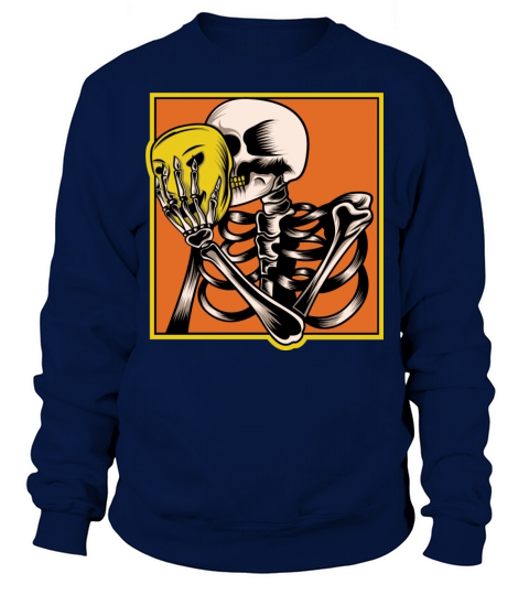 Skeleton Man Painting Sweatshirt Unisex