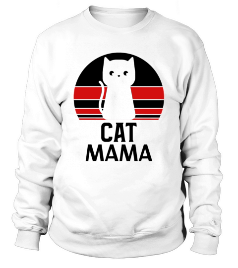 Vintage Eighties Style Retro Cat Daddy Distressed Sweatshirt Unisex