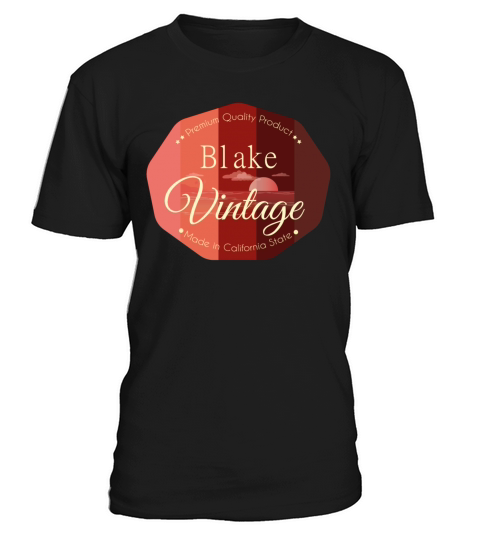 Blake First Name Vintage Design T-Shirt Unisex