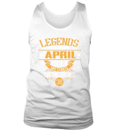 30th Birthday T-Shirt for April-born of the Year Tank Top Unisex