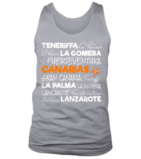 Canary Islands Retro Starfish Vintage Holiday Tank Top Unisex