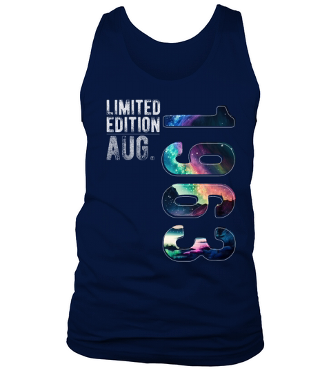 Limited Edition 1963 August Birthday Polar Lights Tank Top Unisex