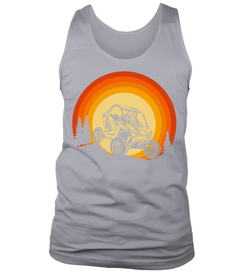 POLARIS RZR Vintage retro sunset with trees Tank Top Unisex