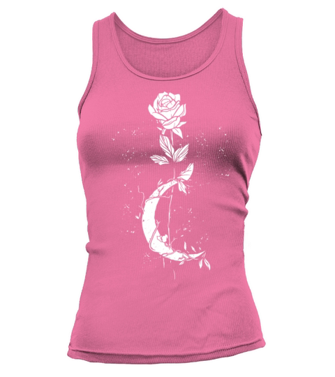 Moon Rose Vintage Occult Witchcraft The Gothic Tank top Woman