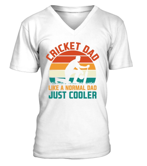 India Sport Cricket Lover Cricketer Cricket Player V-Neck T-shirt