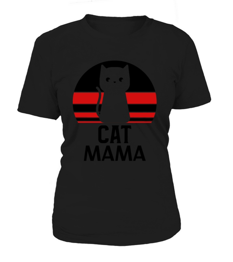 Vintage Eighties Style Retro Cat Daddy Distressed Women's T-Shirt
