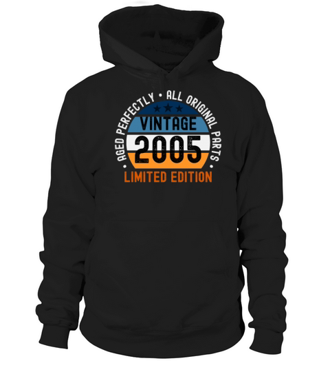 18th Birthday Vintage 2005 Hoodie Unisex