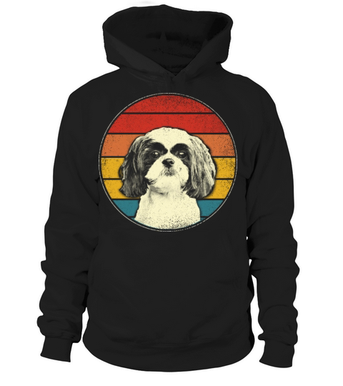 Vintage Shih Tzu Gifts For Men Women Kids Hoodie Unisex