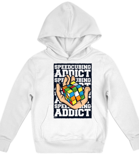 Speedcubing Addict Speedcubing Cubing Cuber Speed Kids Hoodie