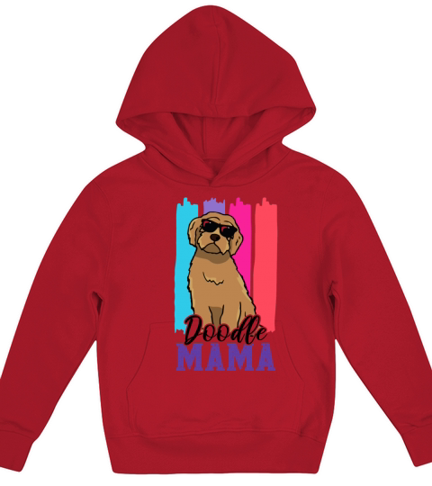 Womens Doodle Mama Labradoodle Goldendoodle Kids Hoodie