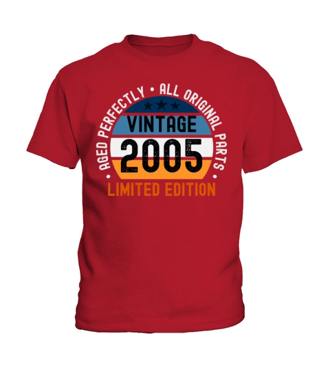 18th Birthday Vintage 2005 Kids T-Shirt