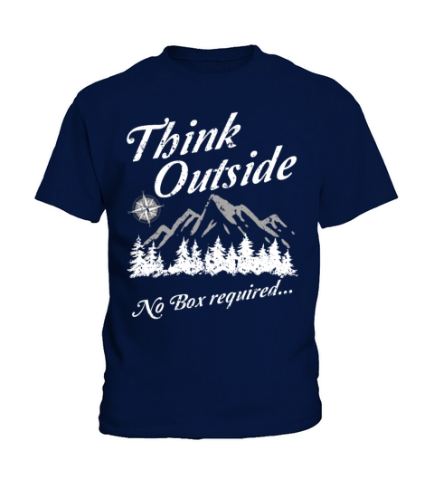 Hiking - Think Outside - Hike Vintage Kids T-Shirt