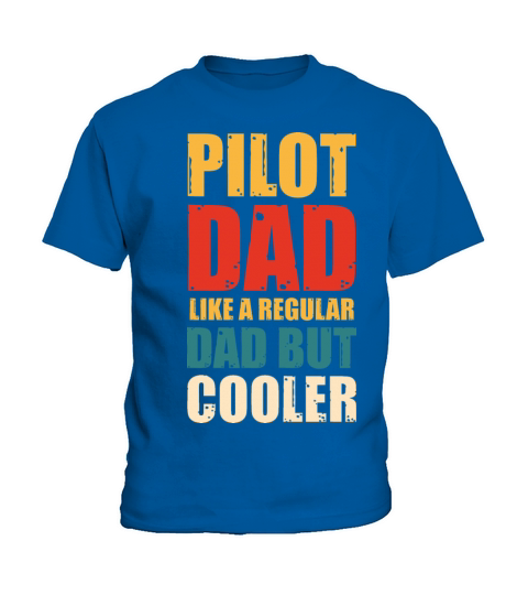Pilot Dad Lover Father s Day Vintage Kids T-Shirt