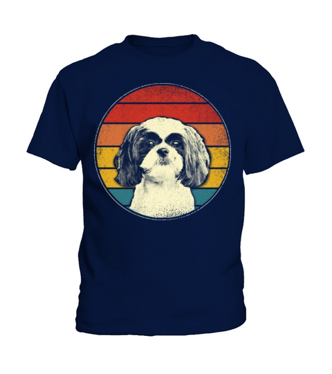 Vintage Shih Tzu Gifts For Men Women Kids Kids T-Shirt
