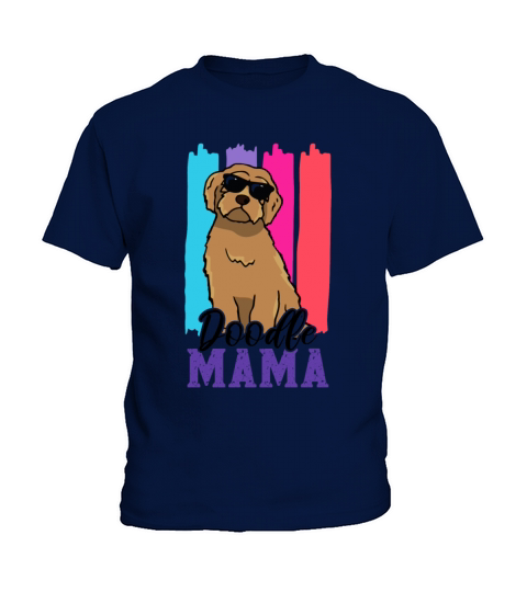 Womens Doodle Mama Labradoodle Goldendoodle Kids T-Shirt