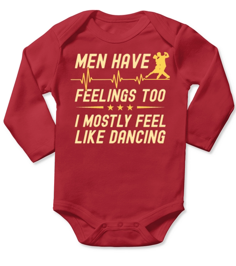 I Feel Like Dancing Funny Ballroom Dance Long Sleeve Baby One-Piece