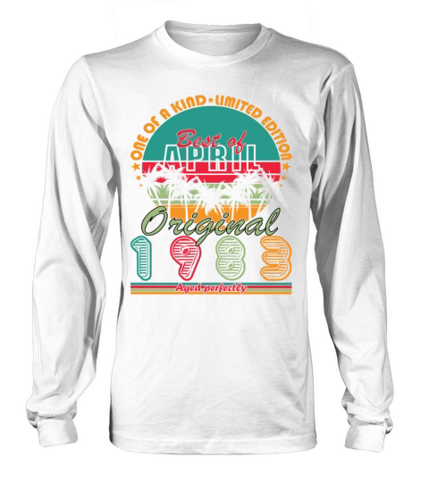 Vintage April 1983 40th anniversary Long sleeved Unisex