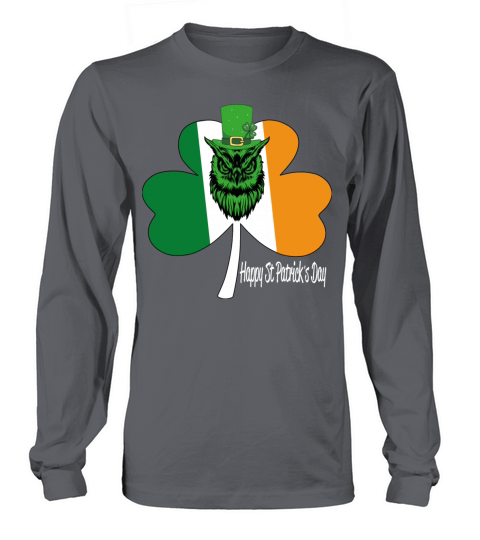 Vintage Irish American Flag Shamrock Irland Long sleeved Unisex