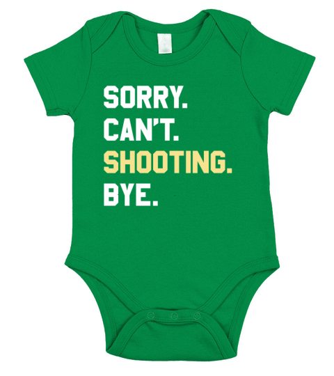 Funny Shooting Gift for Men Women Boys or Girls Short Sleeve Baby One-Piece