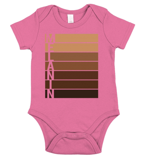 Melanin Definition Black History Month African Short Sleeve Baby One-Piece