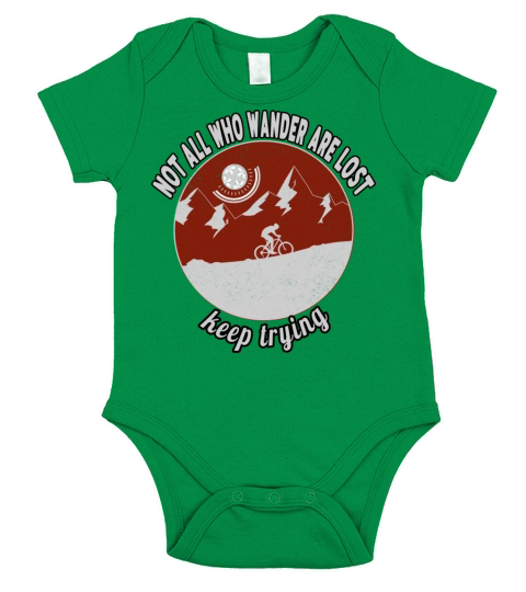 Not all who wander are lost Short Sleeve Baby One-Piece