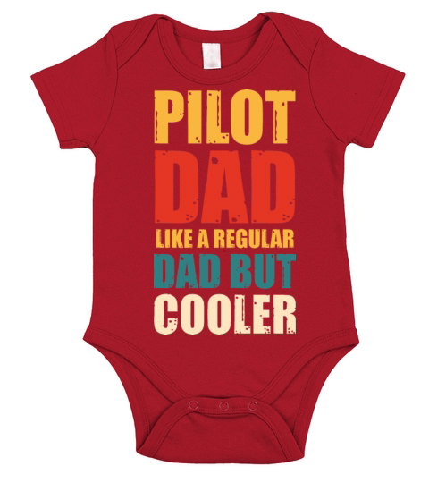 Pilot Dad Lover Father s Day Vintage Short Sleeve Baby One-Piece