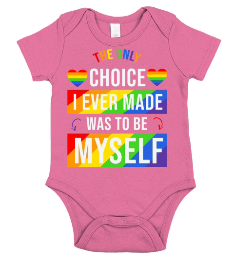 The Only Choice I Ever Made Was To Be Myself Short Sleeve Baby One-Piece